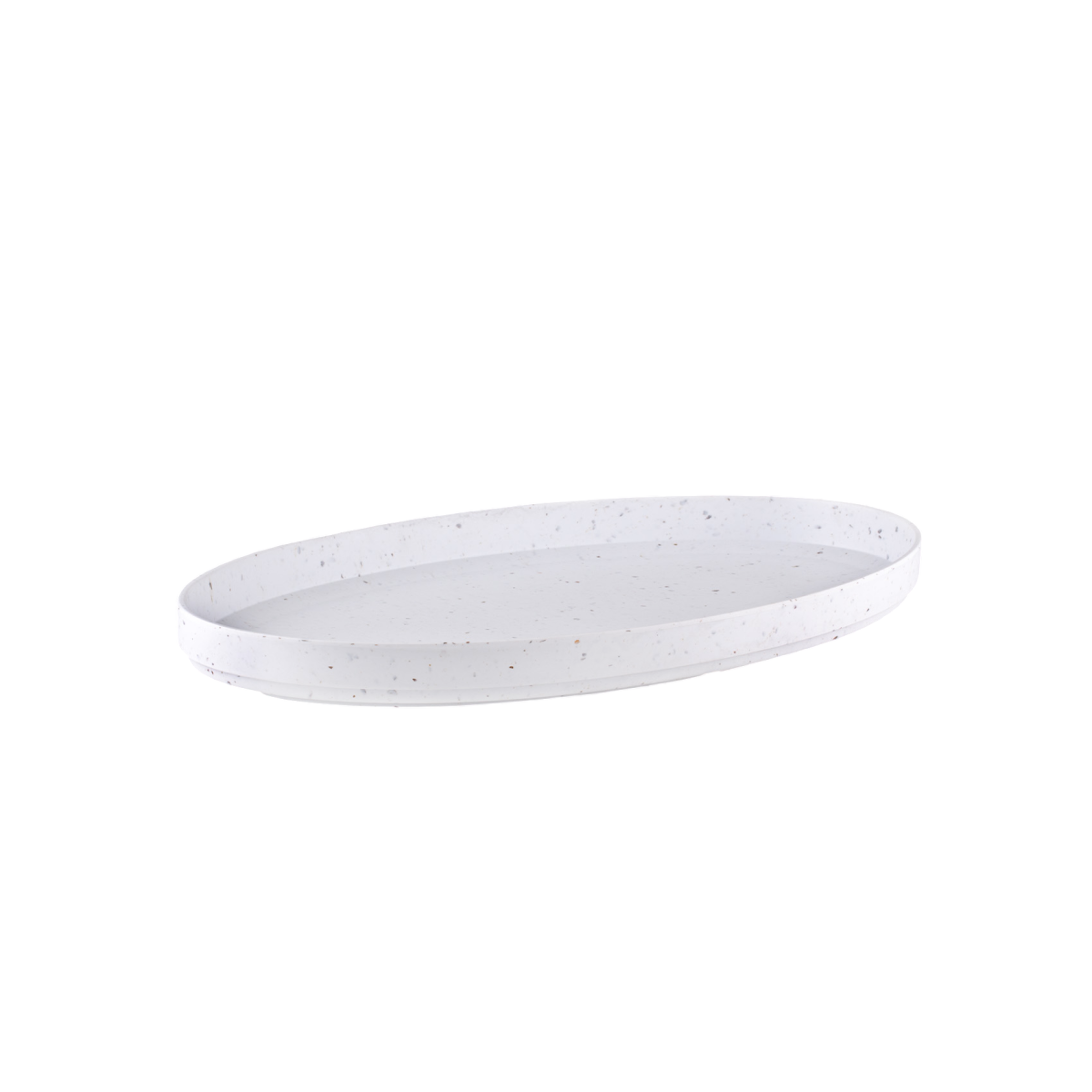 Tria Gravity Serisi Oval Kayık Tabak 6 Adet Sedef - Görsel 2