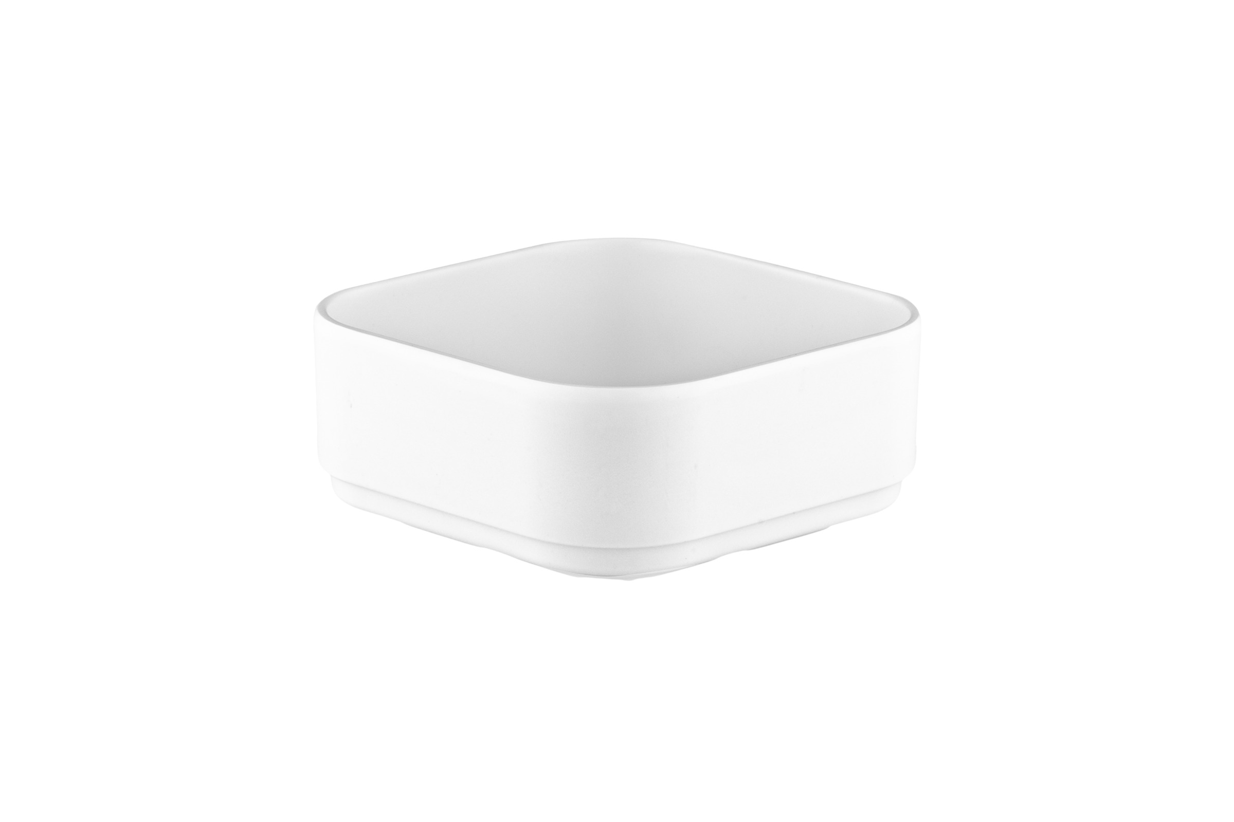Kare-Kase-Beyaz Tria Gravity Serisi Kare Kase 6 Adet 12x12 cm Beyaz - Görsel 1