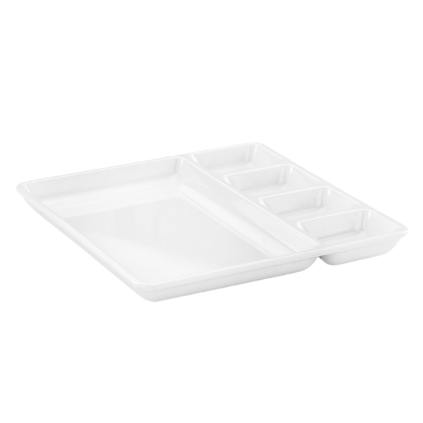 Tria Kırılmaz 5 Göz Kahvaltı Tabldot 2 Adet 21,5x22,5 cm TR522