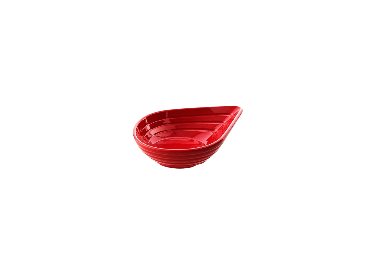 damla-kirmizi Tria Kırılmaz Damla Çerezlik 6 Adet 16x12 cm - Görsel 1